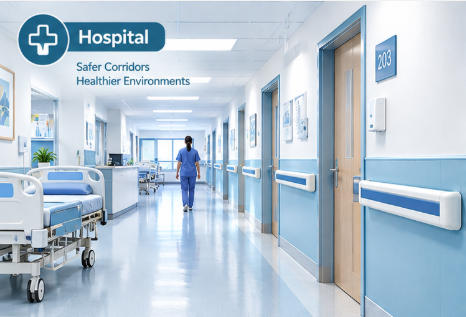 Hospital Protective Handrail